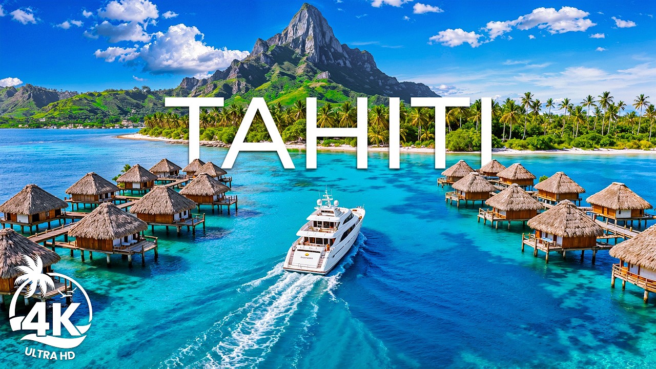 Tahiti 4K UHD – A Tropical Escape of Turquoise Lagoons, Emerald Peaks & Timeless Island Beauty