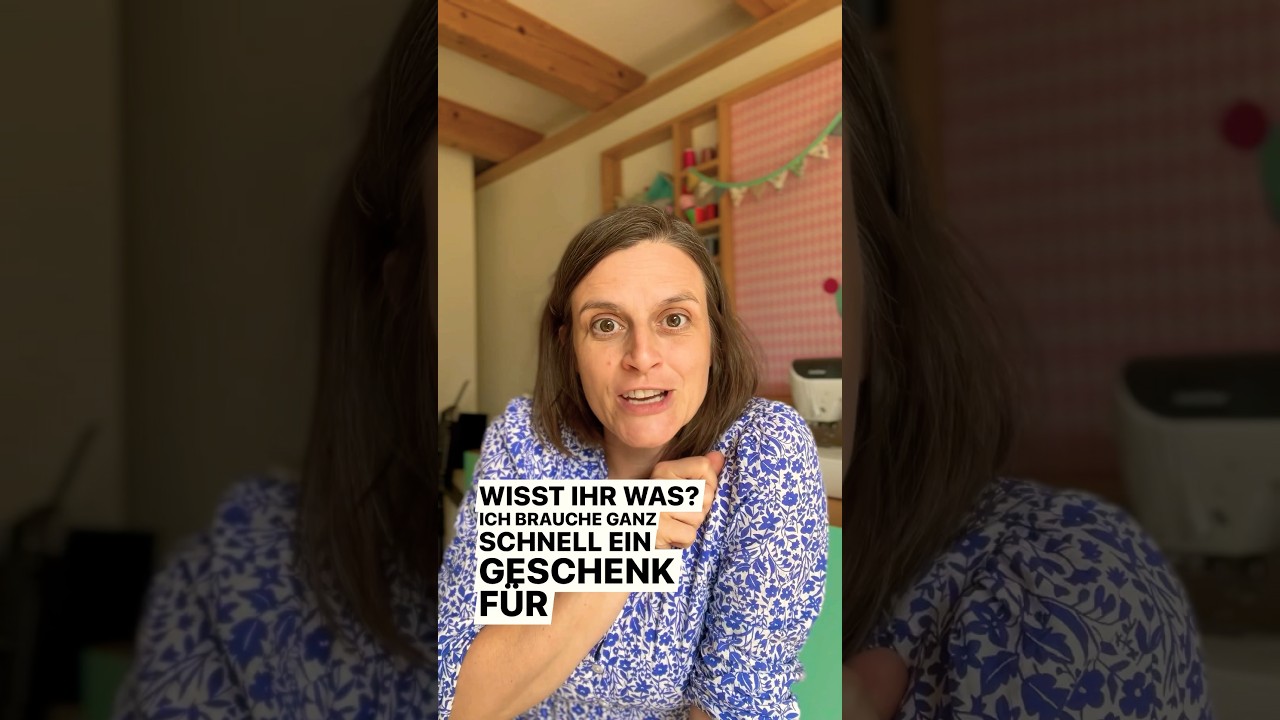 Schnelles DIY Geschenk aus der Stickmaschine