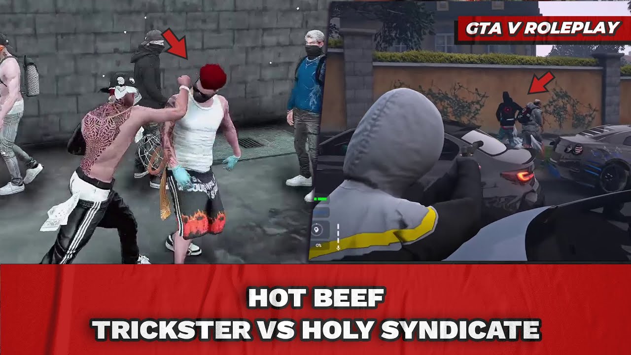TRICKSTER VS HOLY SYNDICATE | TIDAK ADA TEMPAT AMAN UNTUK MEREKA | GTA V ROLEPLAY #hopeindonesia
