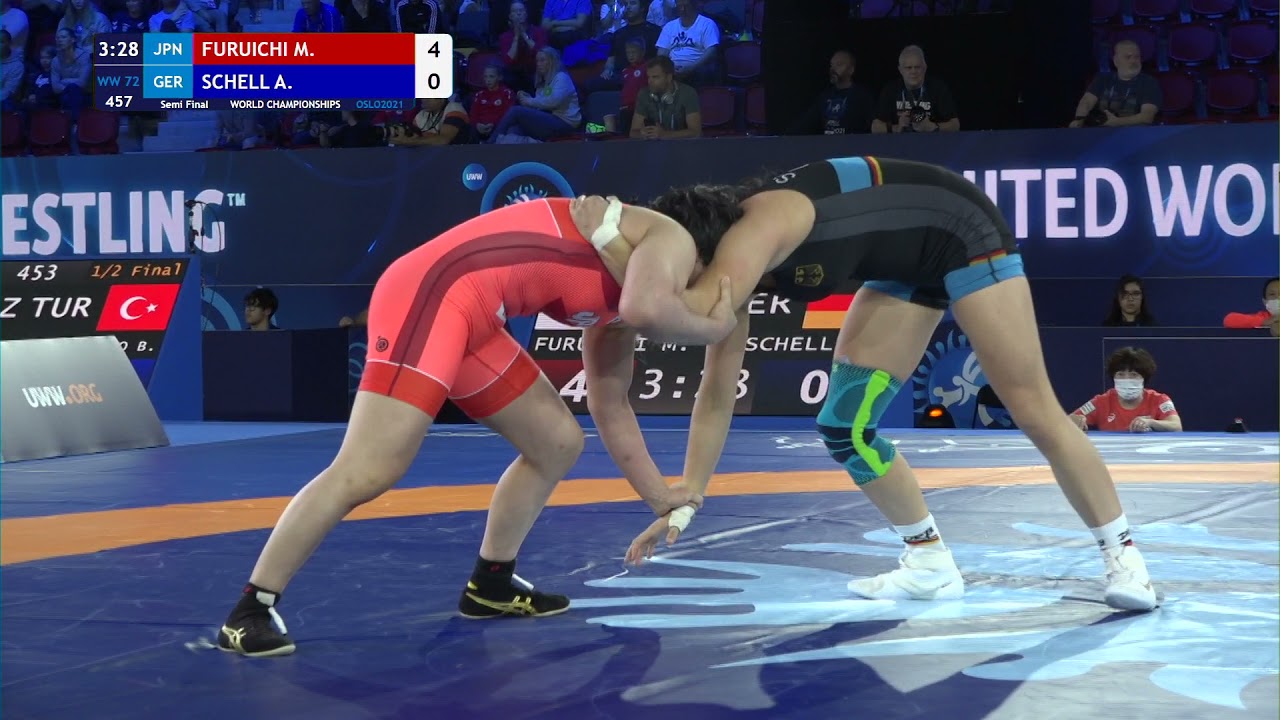 1/2 WW - 72 kg: M. FURUICHI (JPN) v. A. SCHELL (GER)