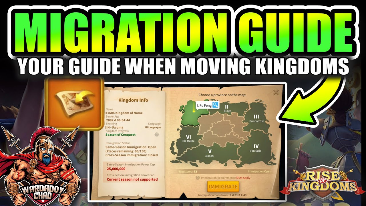 Migration Guide: Everything You Need to Know - Rise of Kingdoms