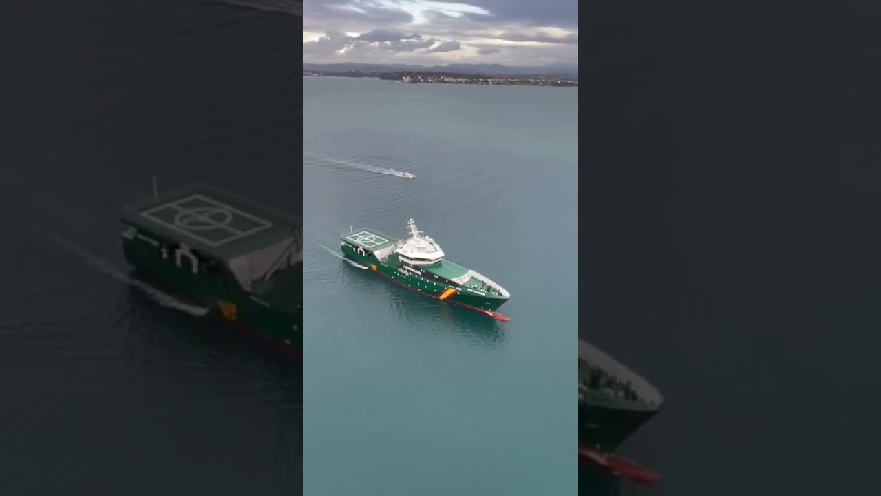 Guardia Civil de Huelva recibe al Buque Oce&aacute;nico &ldquo;Duque de Ahumada&rdquo;,
