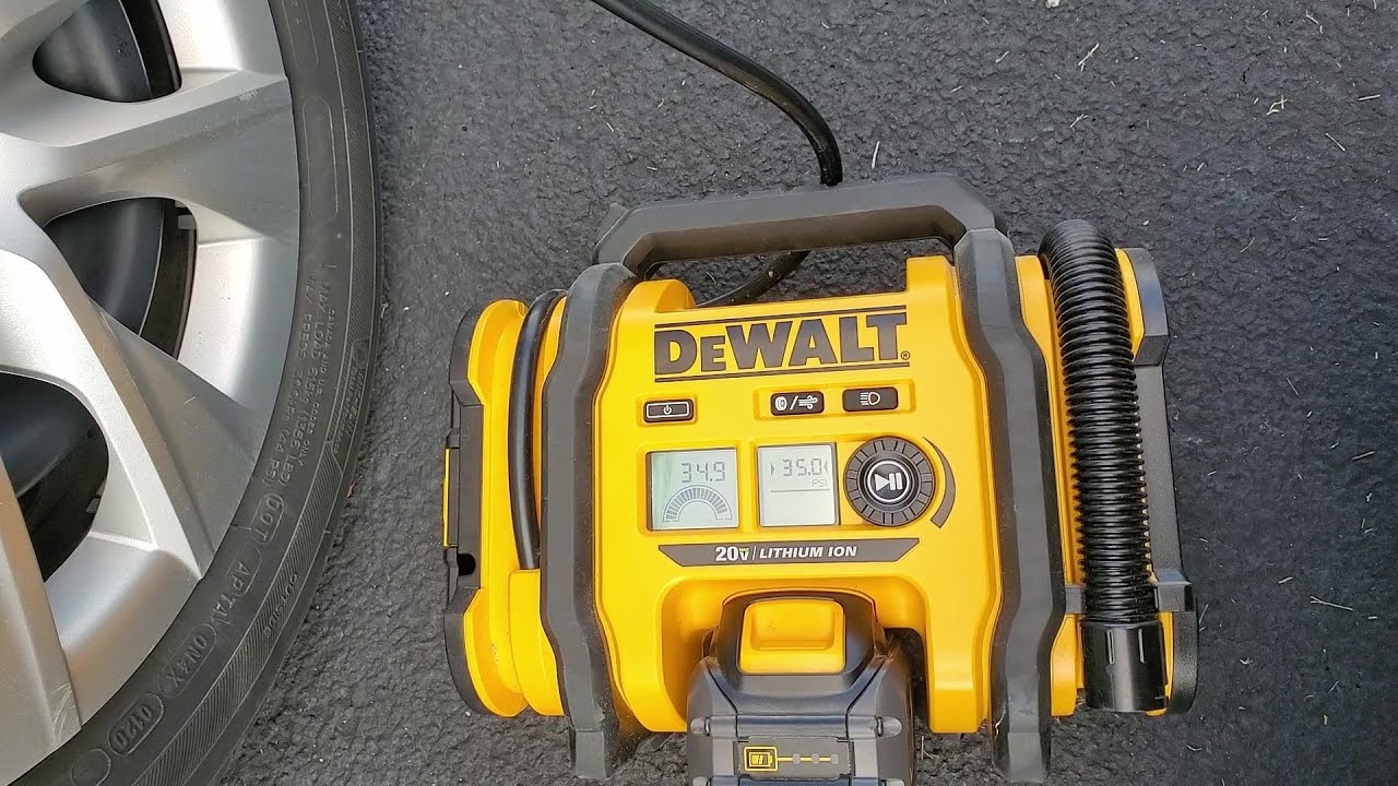 Обзор беспроводного двухфункционального нагнетателя воздуха DeWalt 20V Max