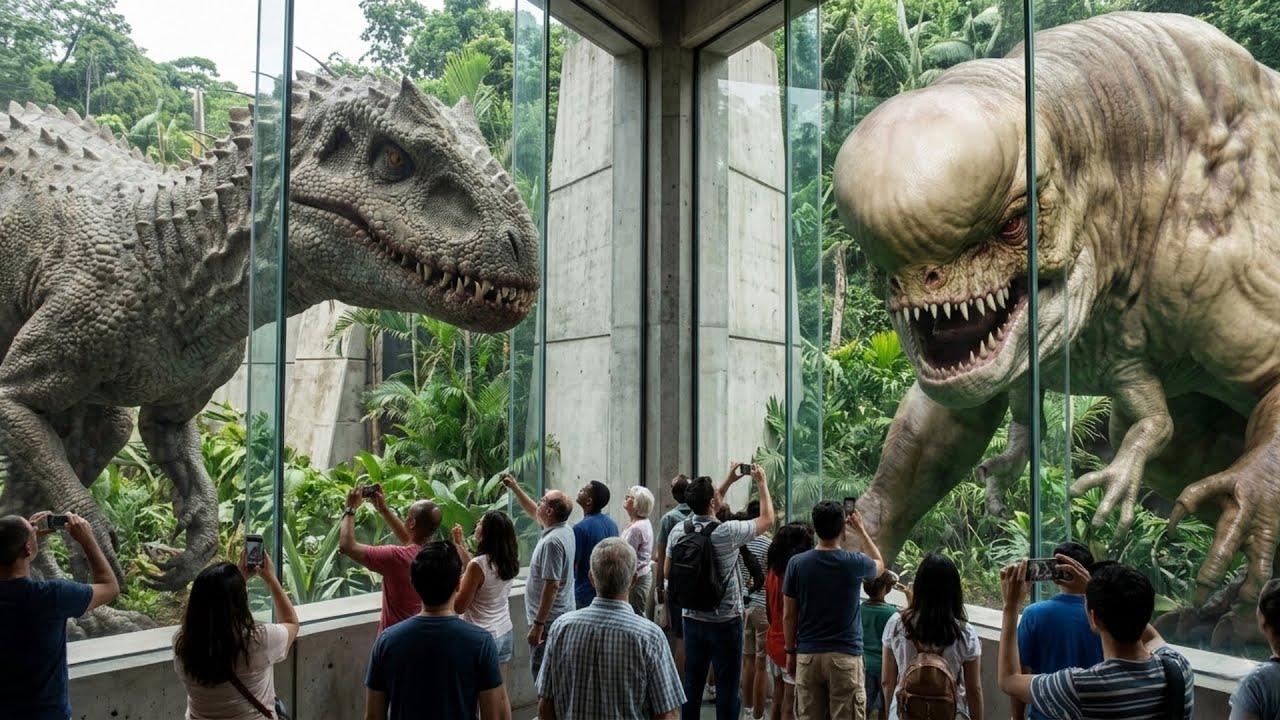 I Found a Dinosaur Zoo | Jurassic World Rebirth D-Rex Vibes (AI POV)