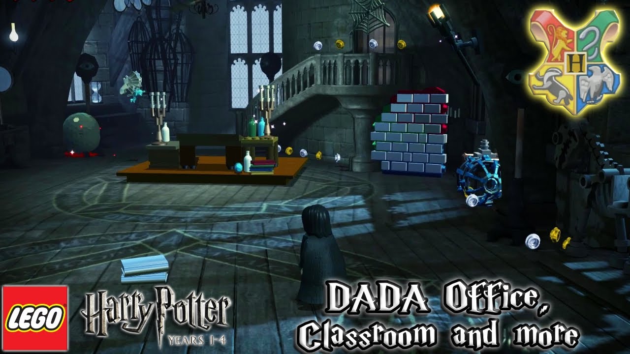 Lego Harry Potter Years 1-4 -  DADA Office, Classroom and more - Free Roam (All Collectibles)