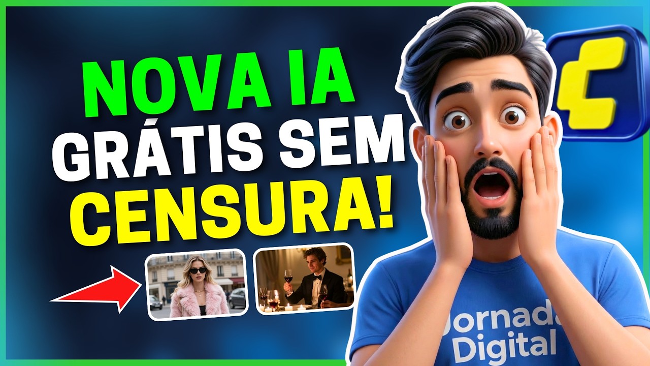 Nova IA gera vídeos, imagens e voz 100% GRÁTIS e SEM CENSURA! (Floyo)