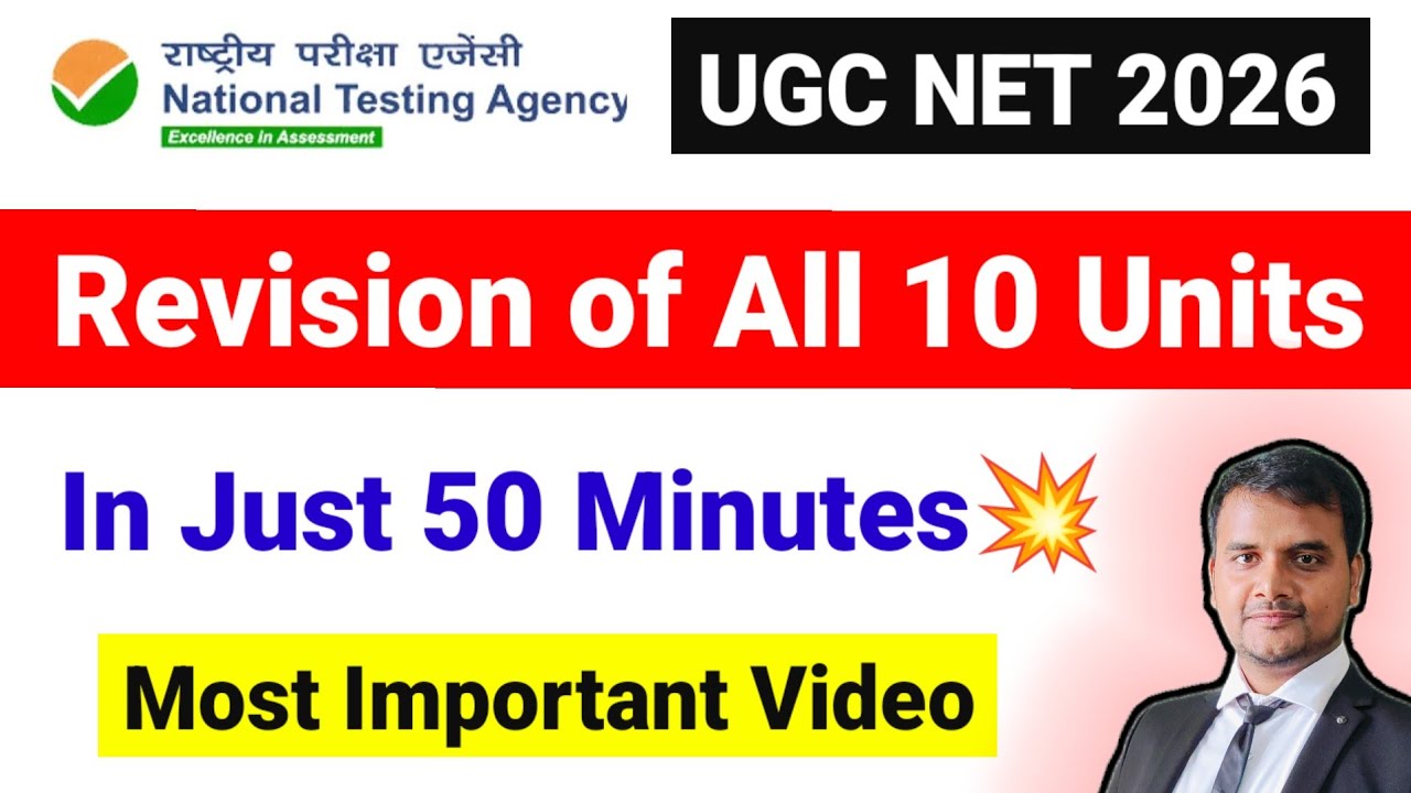 💥Final Revision of All 10 Units in Just 50 Minutes | UGC NET Exam 2025 |UGC NET Paper 1| UGC  Mentor