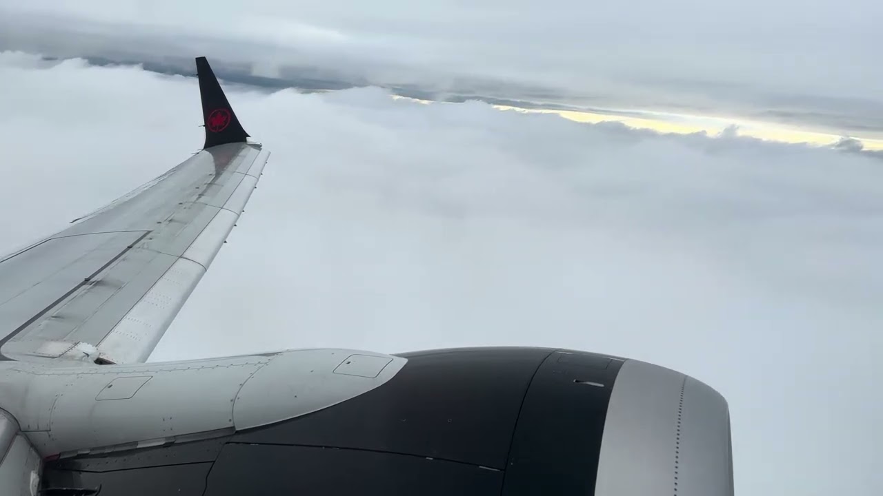 Air Canada 737 MAX 8 Takeoff from Toronto for Palm Beach, Florida