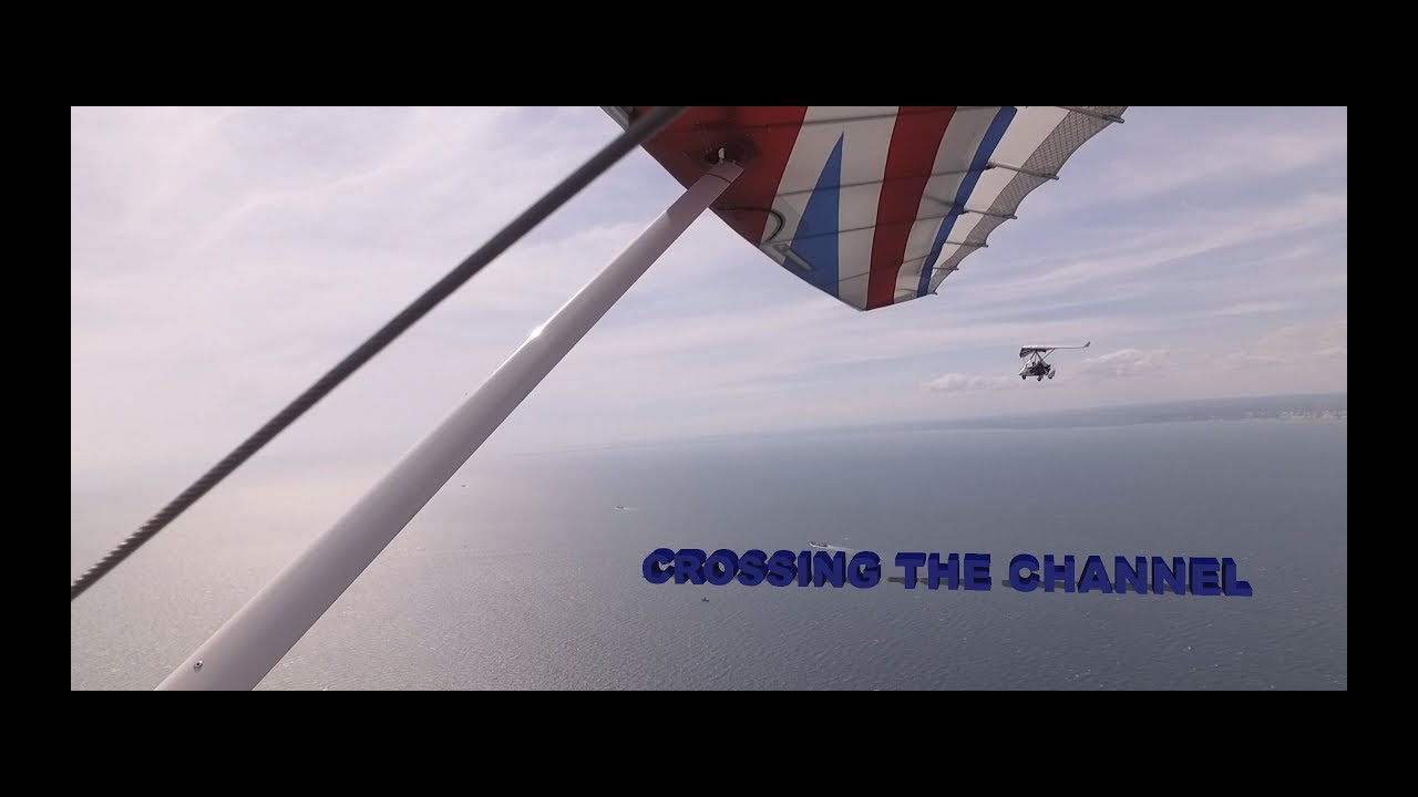 Crossing the Channel in a Flexwing Microlight - FFF first international flight