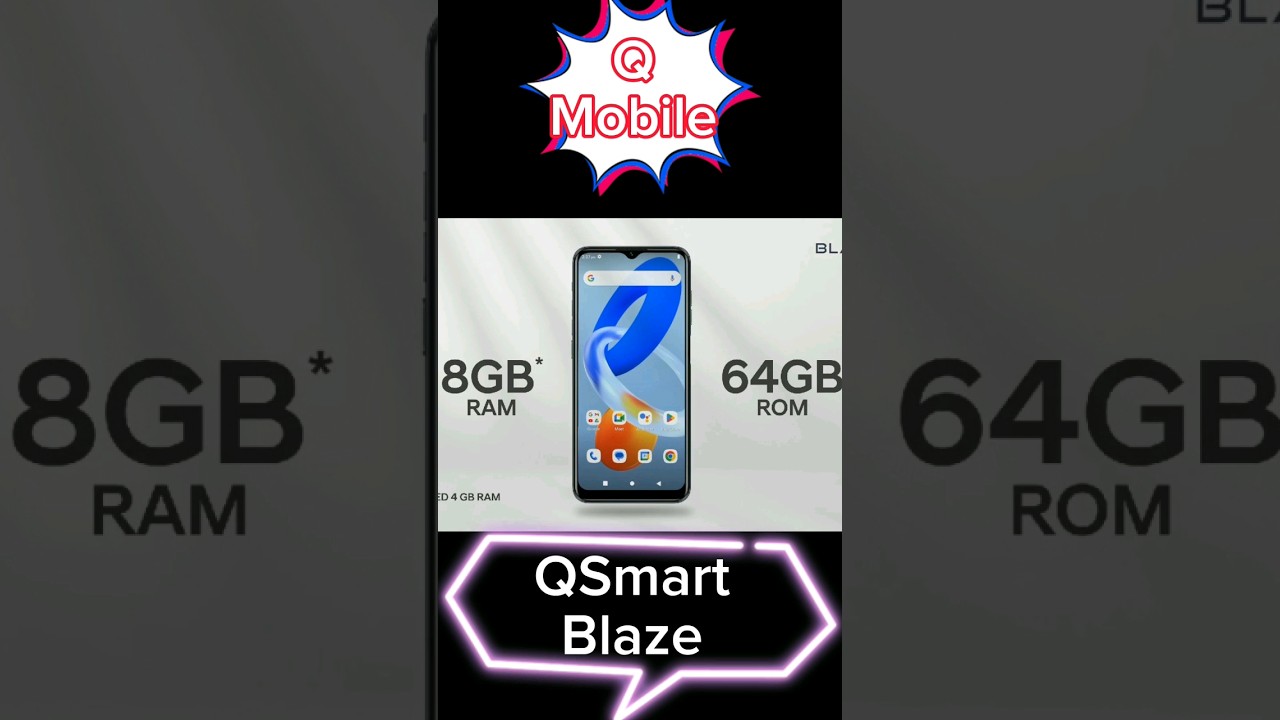 QBlaze Smartphone | QSmart Blaze | #qmobile #QBlaze #QSmartphone #shorts