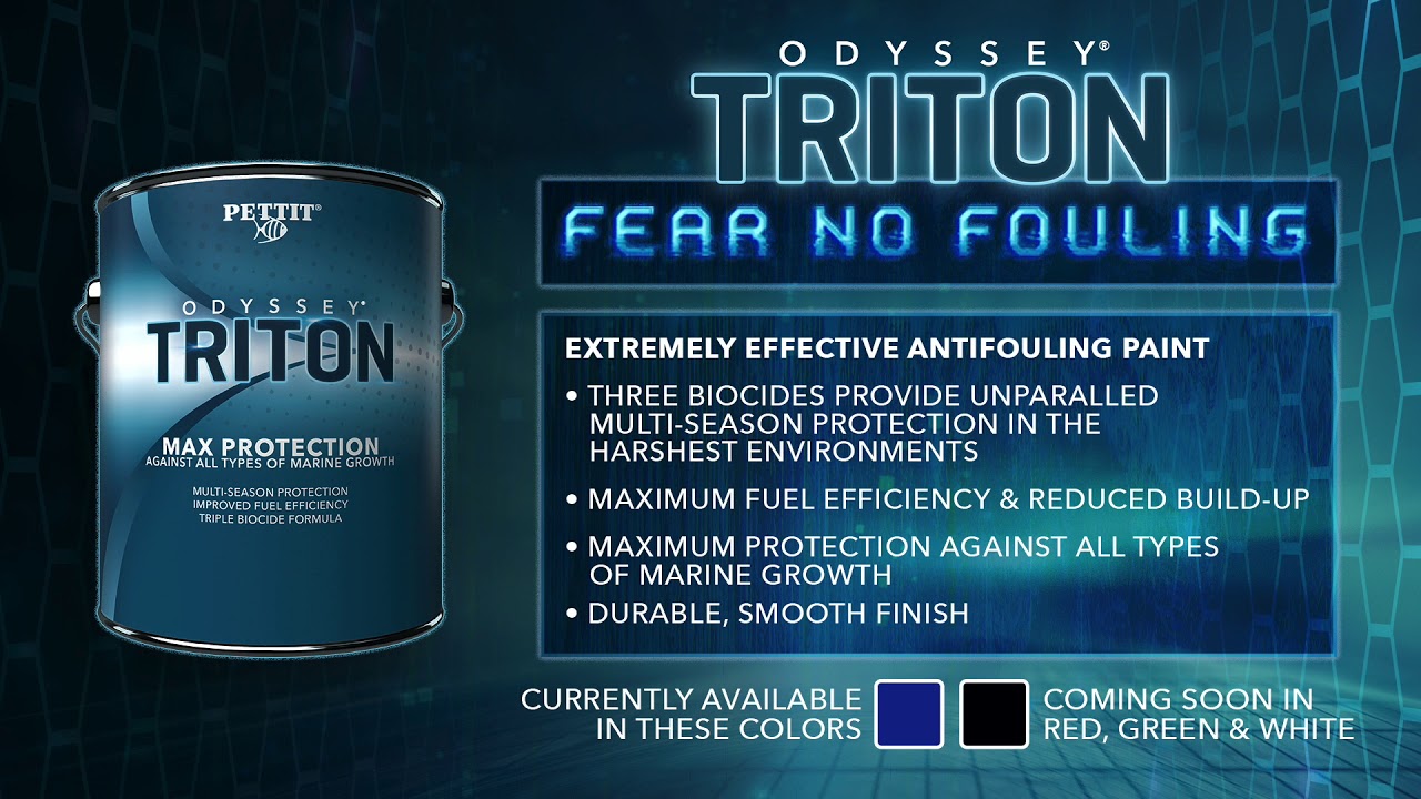 Pettit Paint - Odyssey® Triton Multi-Season Triple Biocide Antifouling Paint