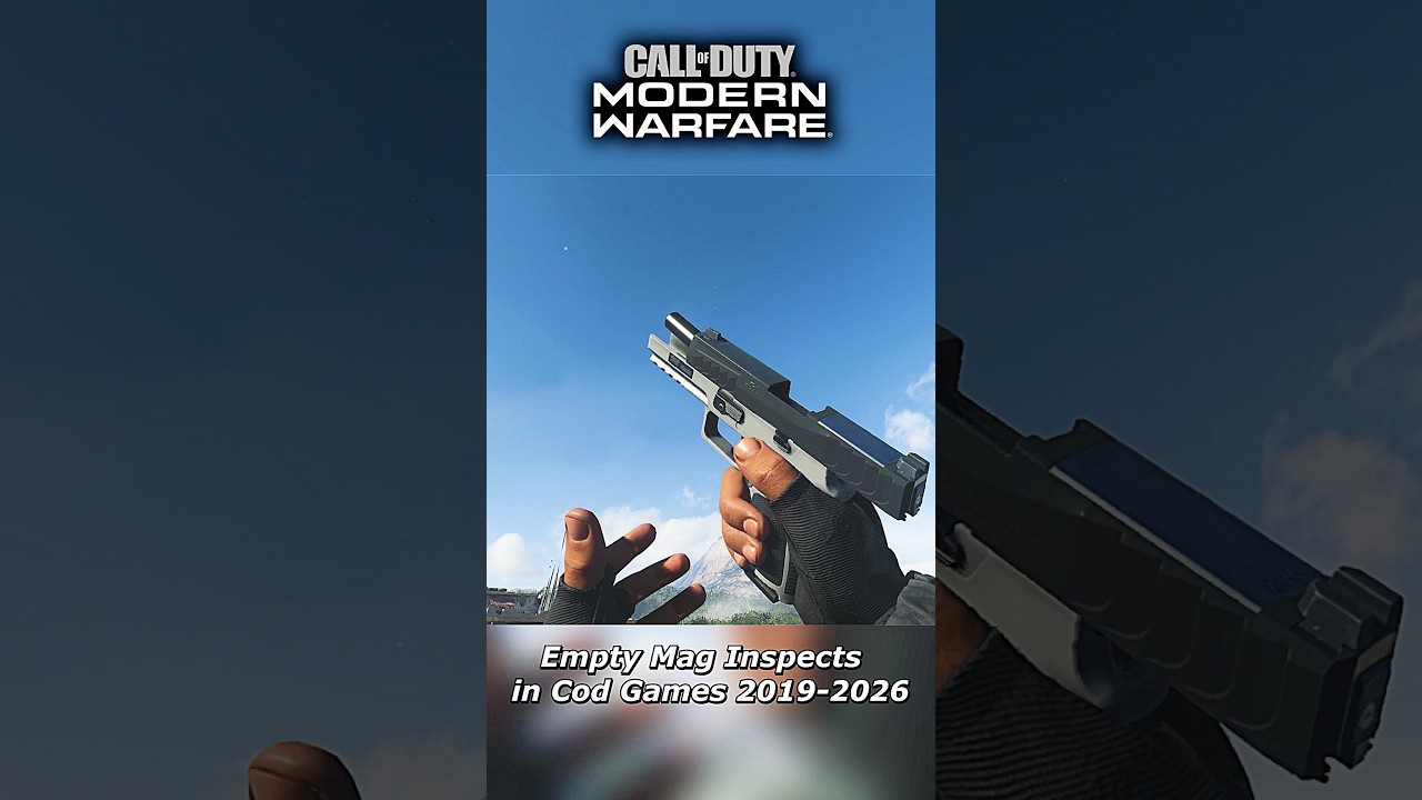 Cod Weapons Empty Mag Inspect Animations 2019-2026 #callofduty #modernwarfare4
