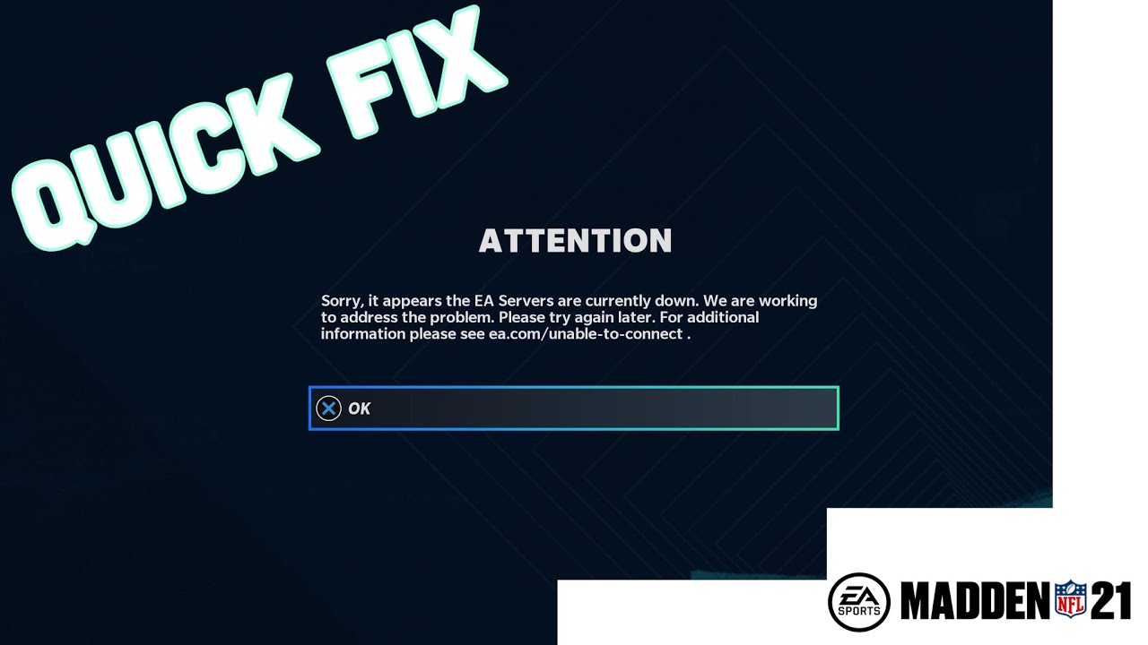 Jak naprawić problem z łącznością z serwerem EA w grze Madden 21!