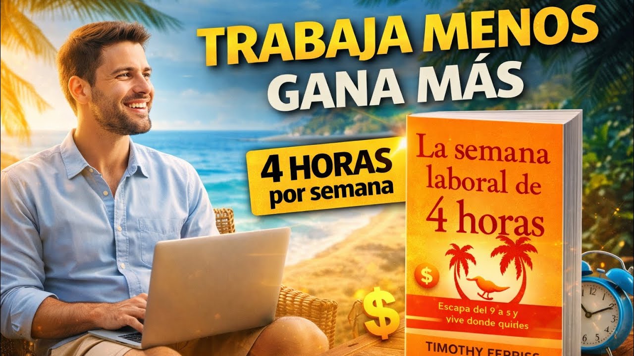 📘 La semana laboral de 4 horas – Tim Ferriss RESUMEN COMPLETO