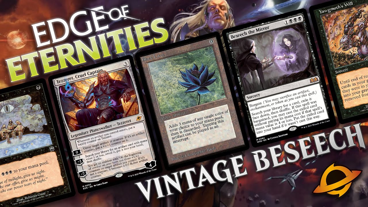 TEZZERET INTO BLACK LOTUS?! Vintage Beseech Storm — Edge of Eternities | Magic: The Gathering MTG