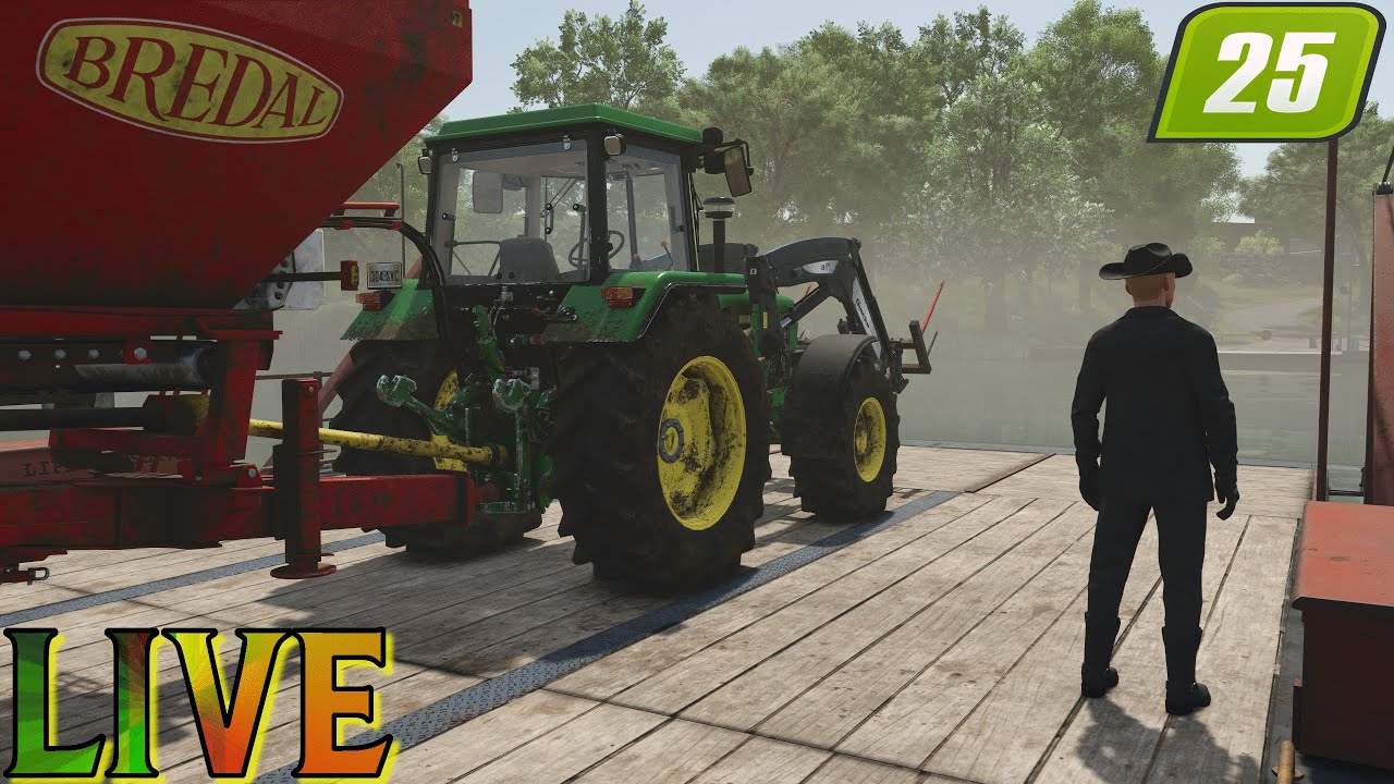 ROLLING IN HAY and GREEN! Farming Simulator 25 REDCORN LIVE