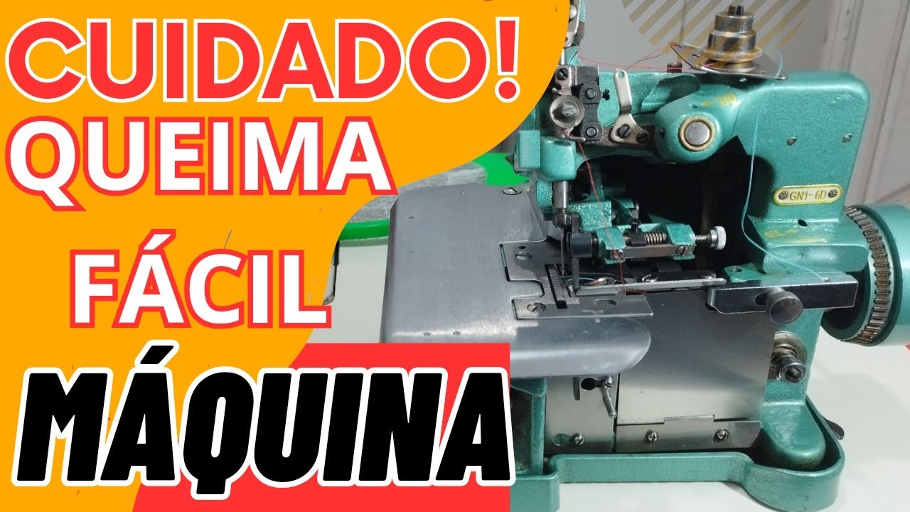 OVERLOCK CHINESINHA ESQUENTA PATINA E FICA FRACA COMO RESOLVER