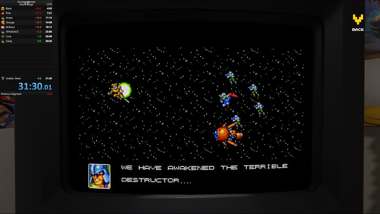 Gunstar Heroes, Any% (Easy). 31m 30s