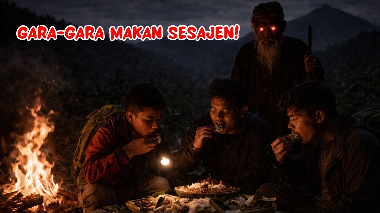 KISAH NYATA‼️NEKAD MAKAN SESAJEN, 3 HARI DISESATKAN KAKEK GAIB DI GUNUNG PANDAN‼️