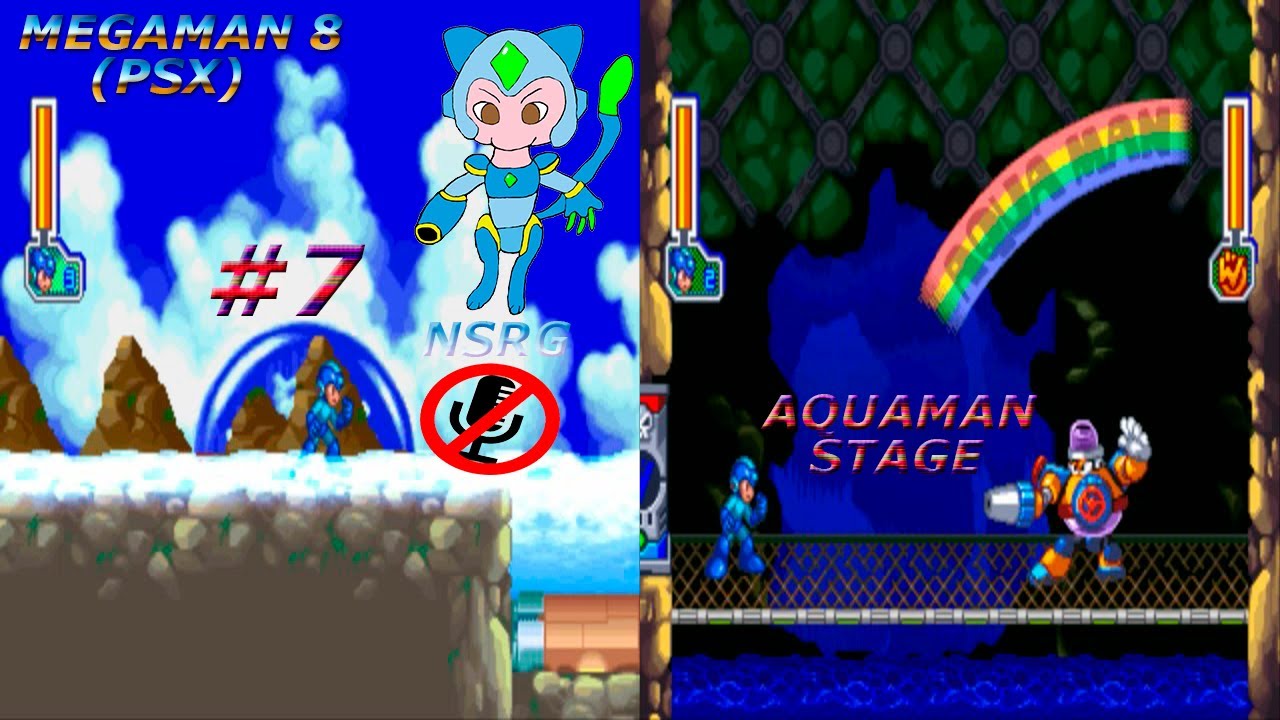 7-Megaman 8 (PSX)(Aquaman Stage)