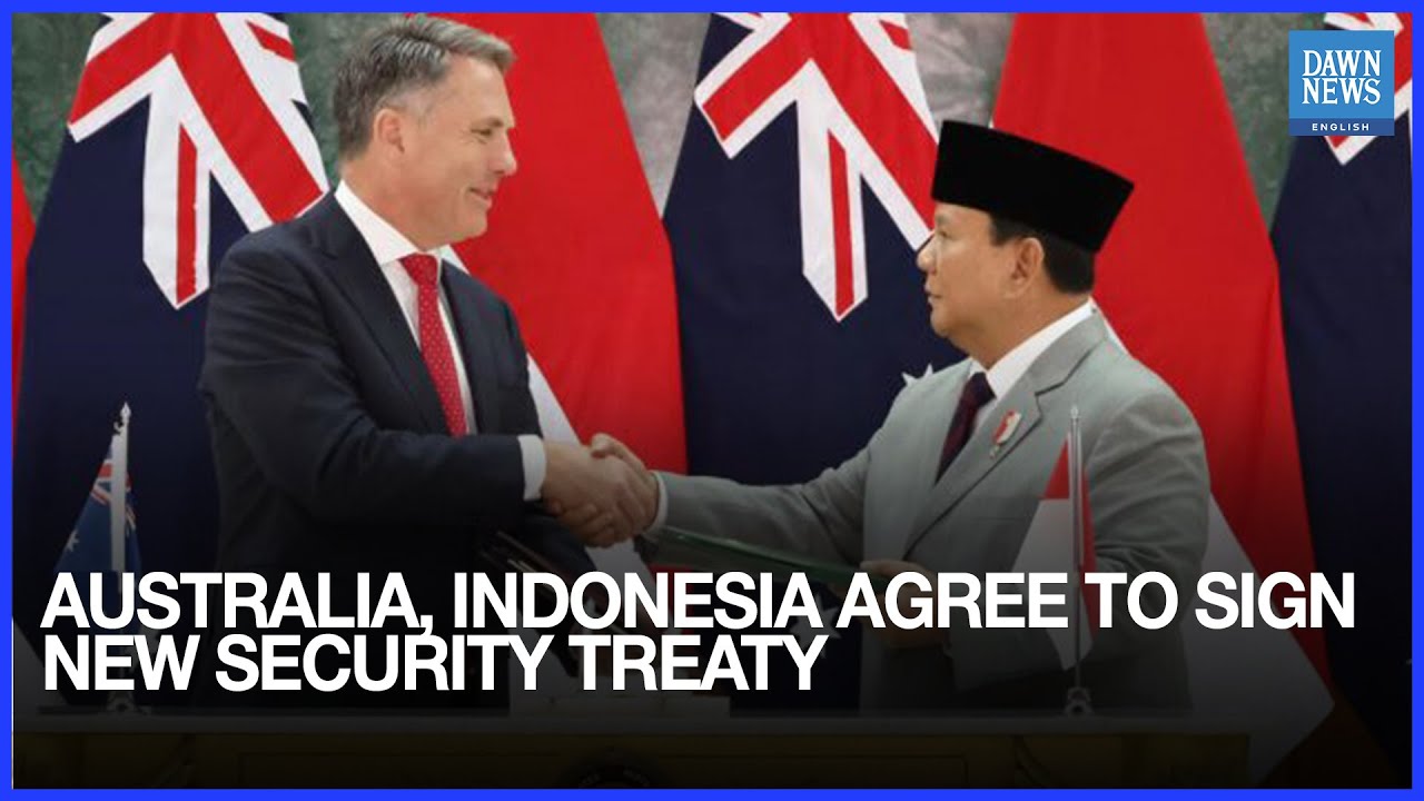 Australia, Indonesia Agree To Sign New Security Treaty | Dawn News English