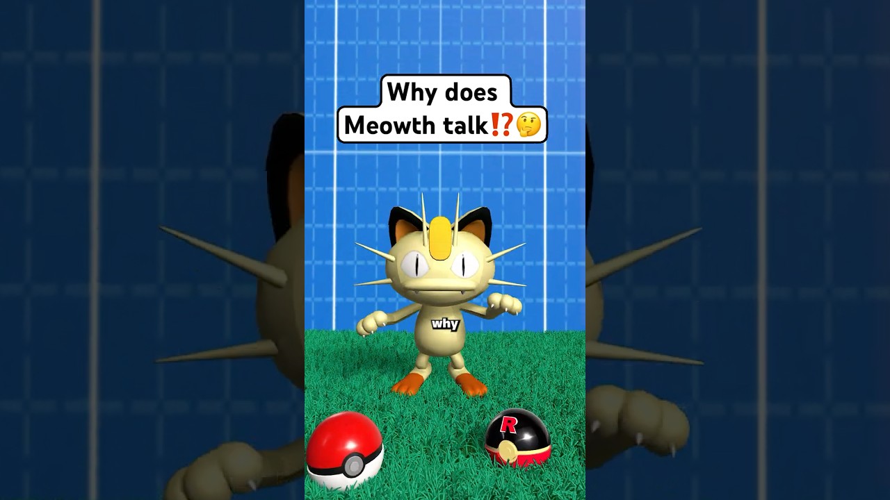 Why Meowth Can Talk... #pokemon #meowth