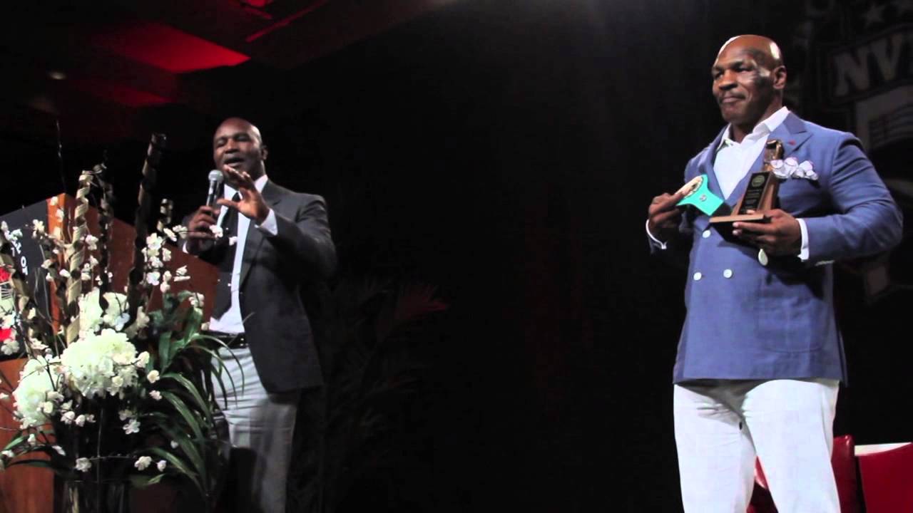 Mike Tyson Inducts Evander Holyfield into Hall of Fame