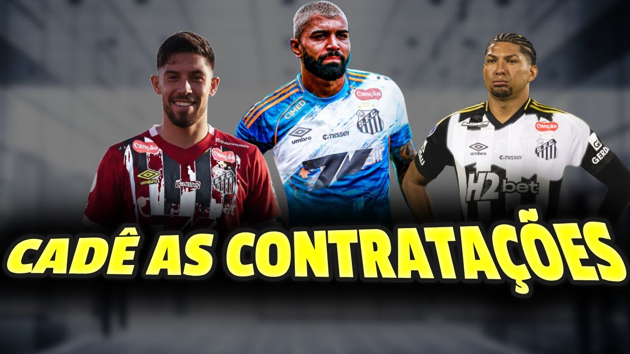 GABIGOL RONY E FELIPE LOYOLA CAD&Ecirc; AS CONTRATA&Ccedil;&Otilde;ES DO SANTOS? FALTAM 15 DIAS PARA INICIAR A TEMPORADA