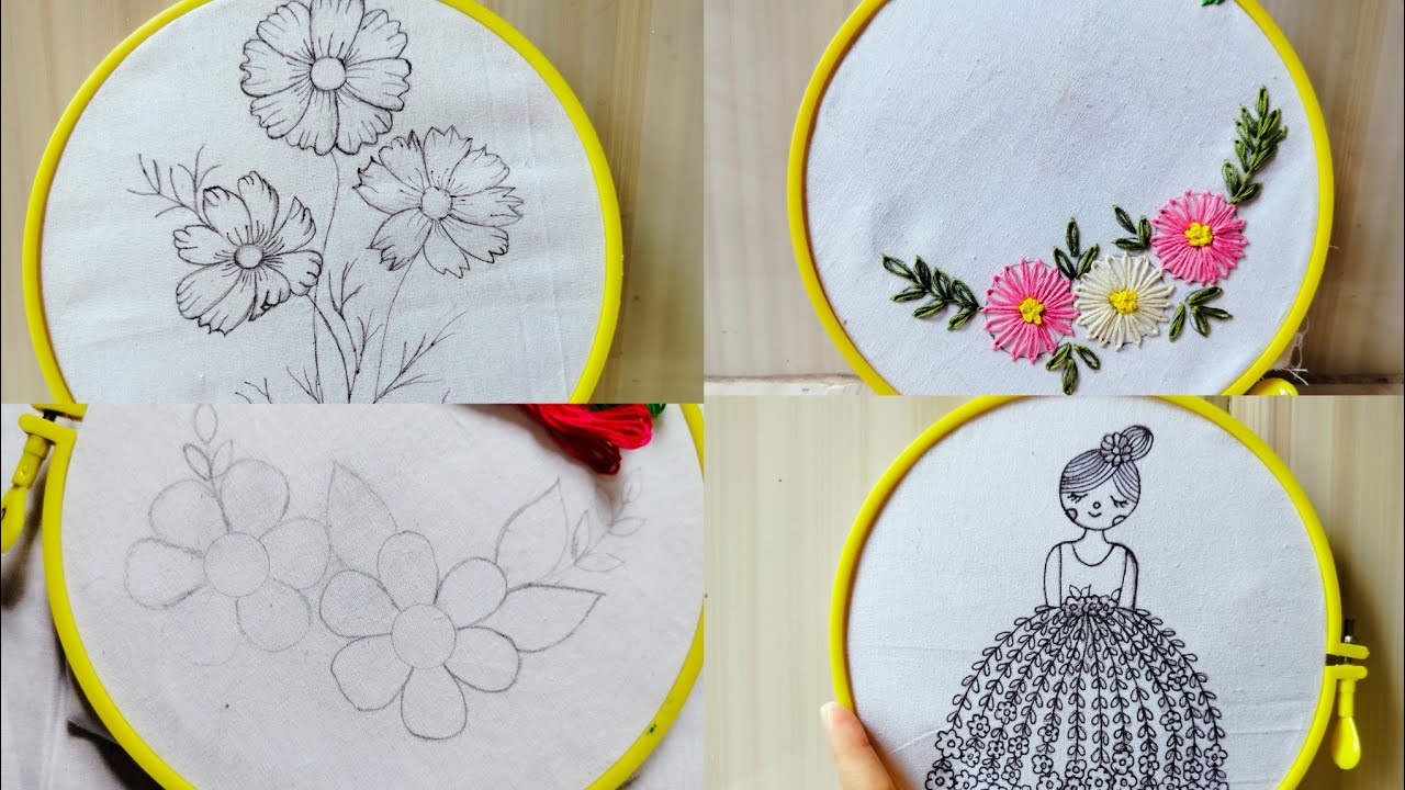 Embroidery Compilation || Embroidery for Beginners