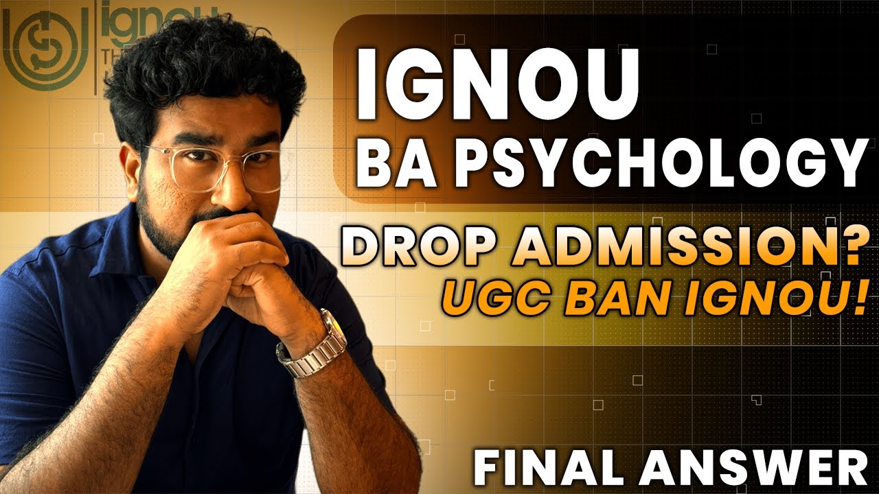 IGNOU Degree Valid or Not? FINAL ANSWER | UGC Ban Psychology Distance Courses 2025