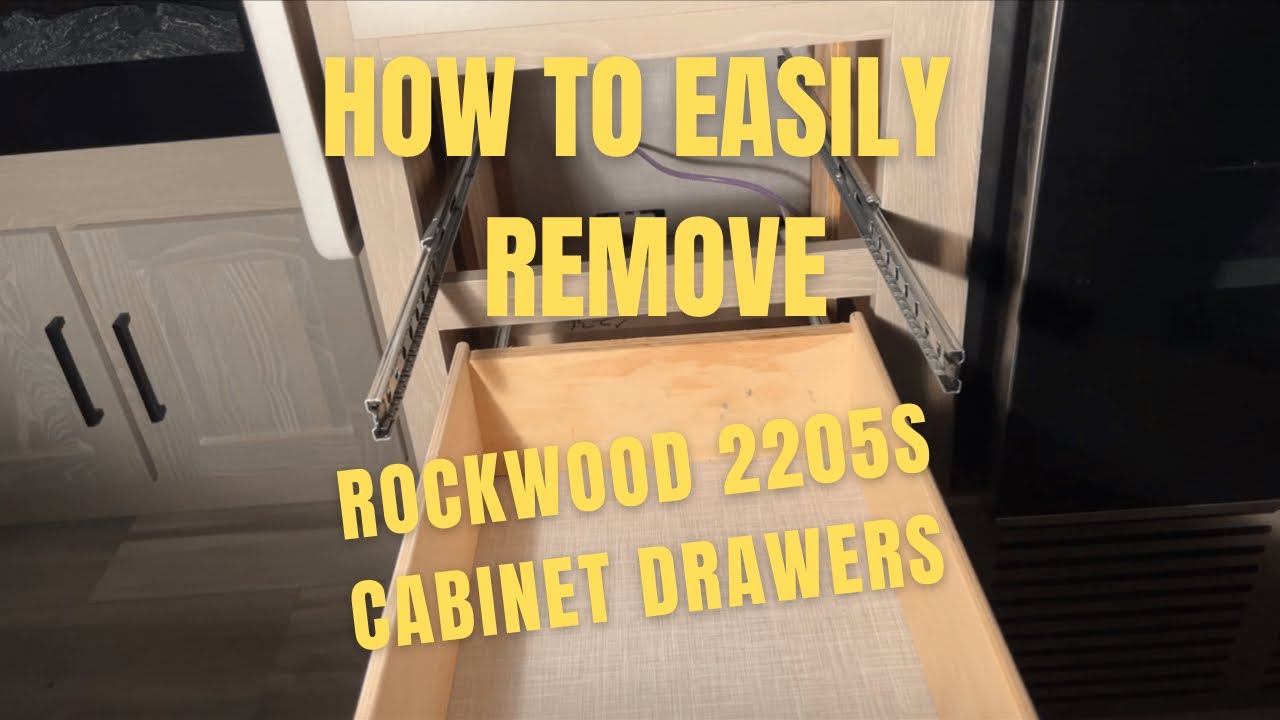 Снятие ящика шкафа для автодома Forest River Rockwood Mini Lite 2205S #rvlife #werv #rockwood