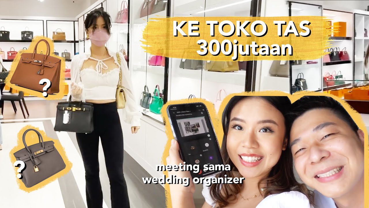 BELANJA DI TOKO BIRKIN TAS LANGKA🙈 Meeting Pertama Kali Untuk Decor Nikah✨ | Singapore Vlog