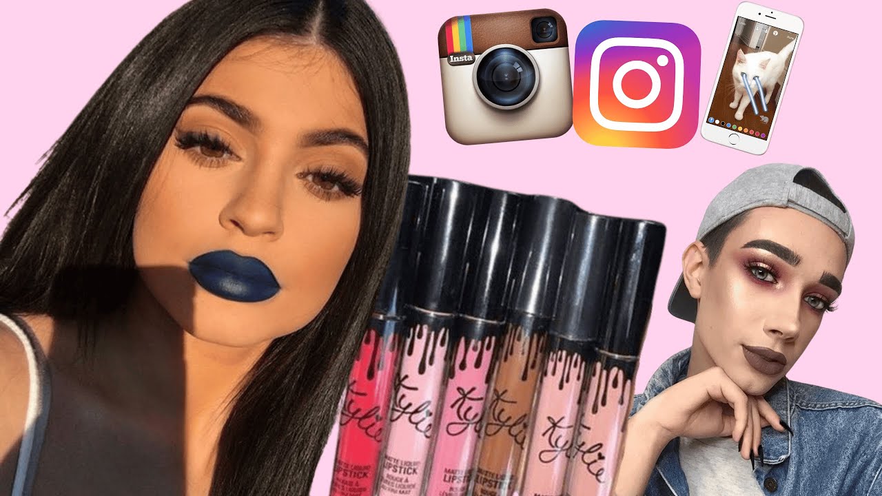 2016 Instagram: Kylie Jenner Lip Kits, James Charles Eyebrows, Instagram Stories, & More