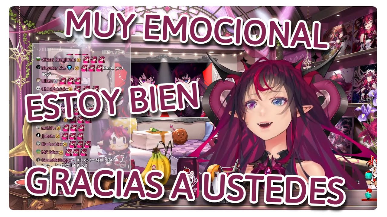 IRyS habla de su estado emocional después de llorar en su stream [HololiveEN] [Sub Español]