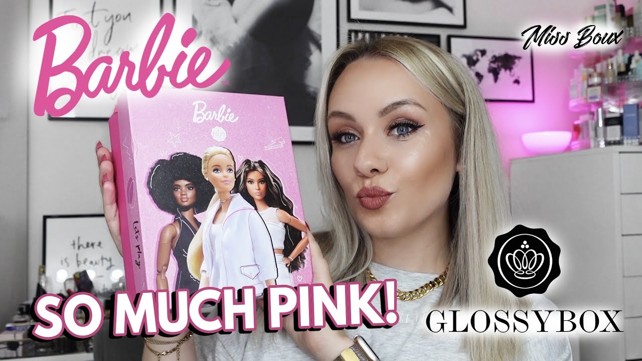 GLOSSYBOX X BARBIE LIMITED EDITION UNBOXING! 11 PRODUCTS - 9 FULL SIZES! - MISS BOUX