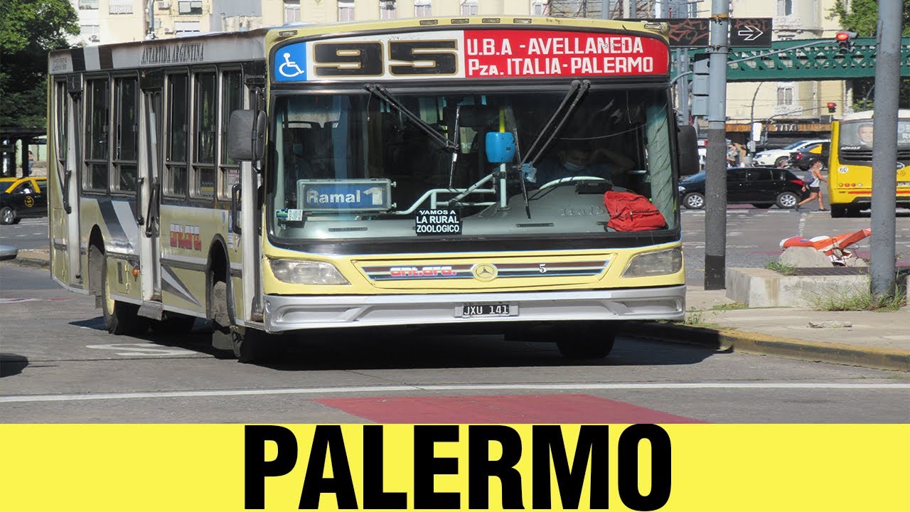 Movimiento de Buses (Colectivos) en Palermo (Buenos Aires/Argentina)