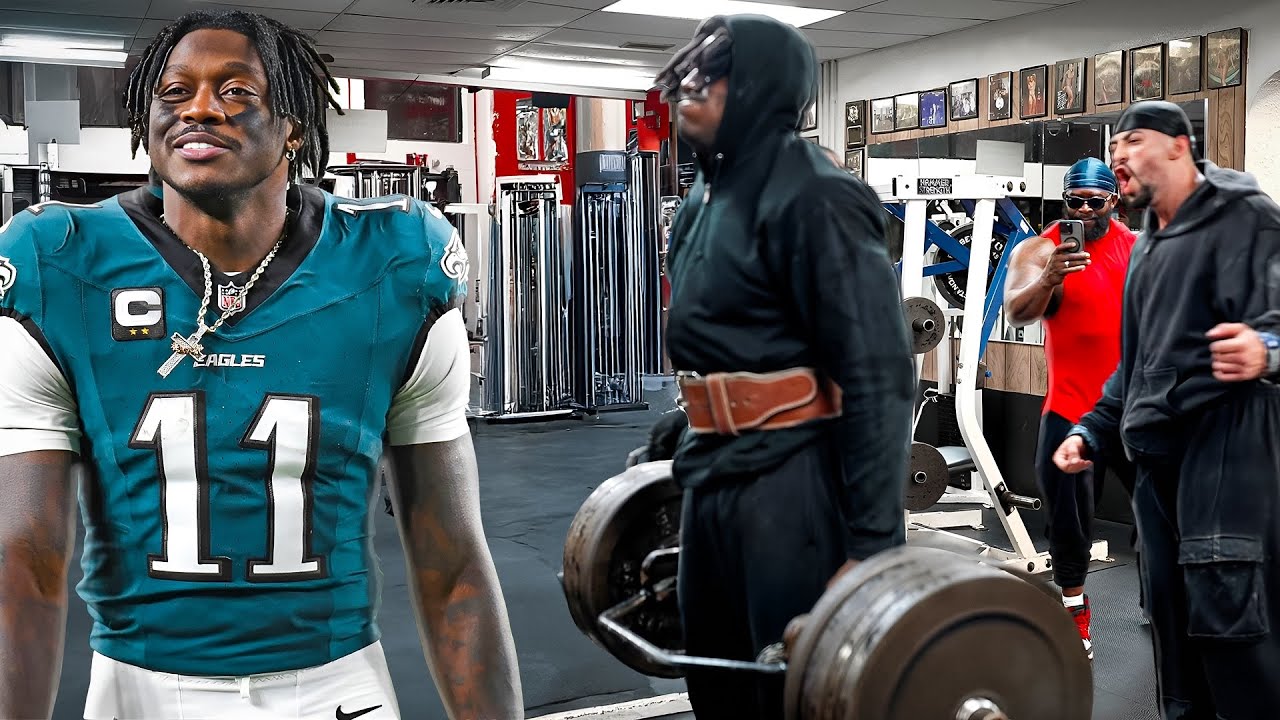 SUPER BOWL CHAMP AJ BROWN TRAINS @ THE MOST DANGEROUS GYM IN AMERICA
