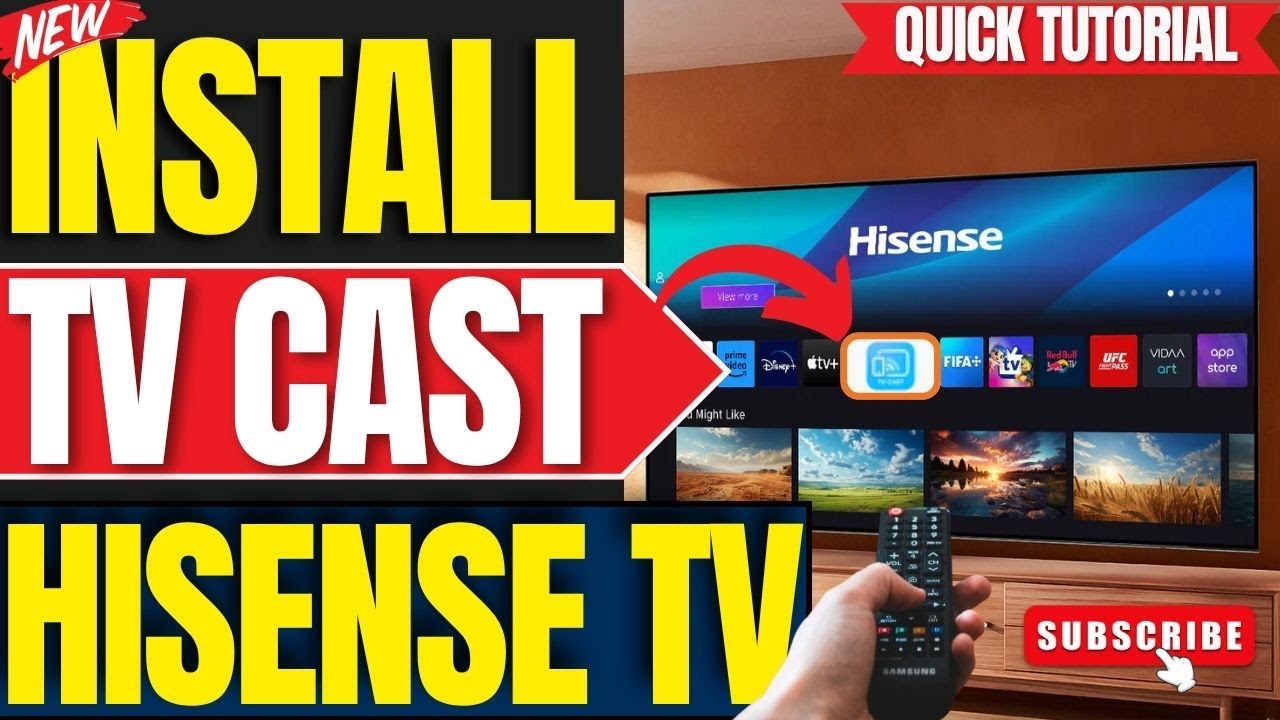 Как установить приложение TV Cast на любой смарт-телевизор Hisense (руководство на 2026 год)