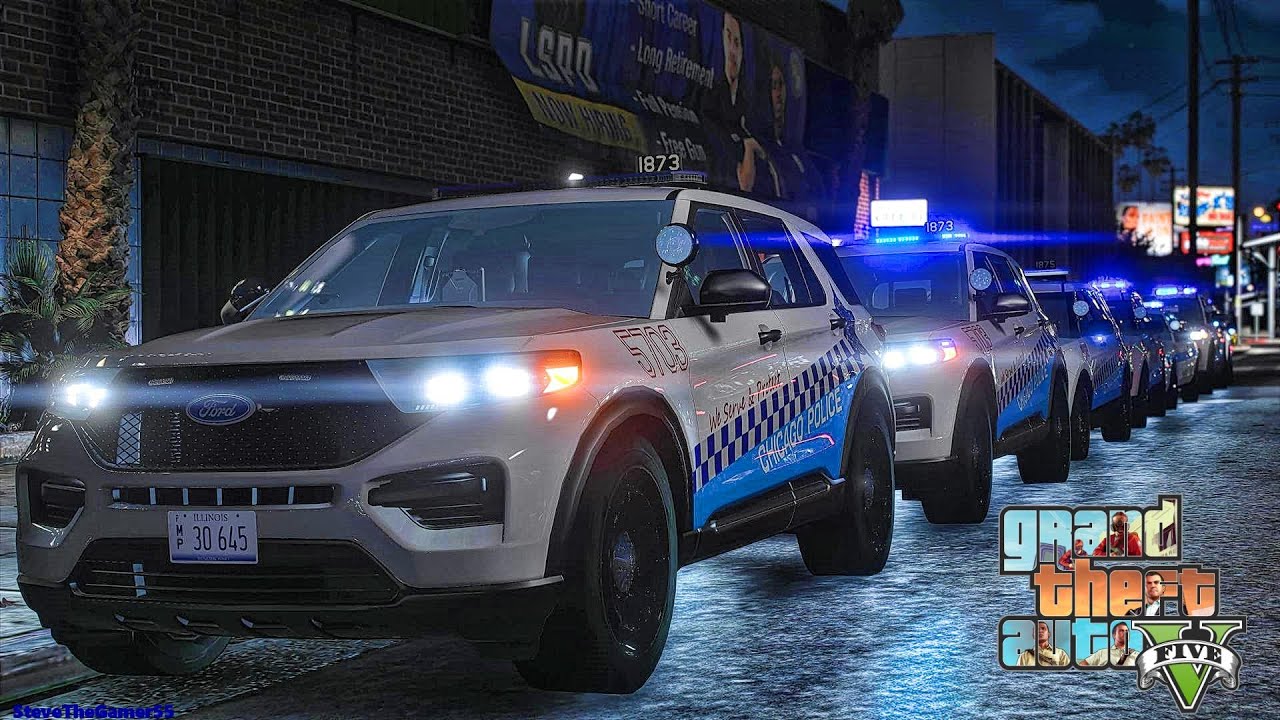 Городской патруль|| Мод GTA 5 Lspdfr|| Бостон #lspdfr #stevethegamer55