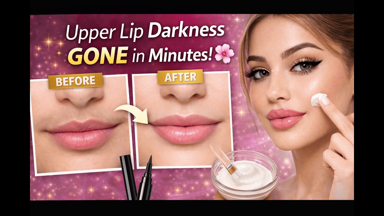 Upper Lip Darkness GONE in Minutes! 🌸|#makeuptutorial |#makeup |#makeupreels |#makeupshorts