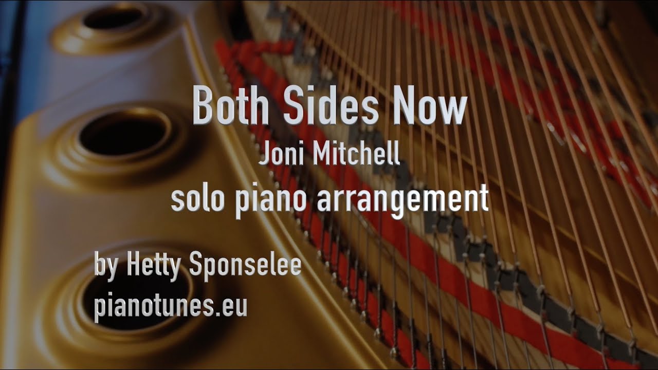 'Both Sides Now' Joni Mitchell (Emilia Jones version), piano solo arrangement