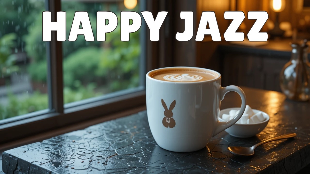 Happy Lightly Jazz ☕ Feeling Relaxing Coffee Jazz Music and Positive Bossa Nova Piano