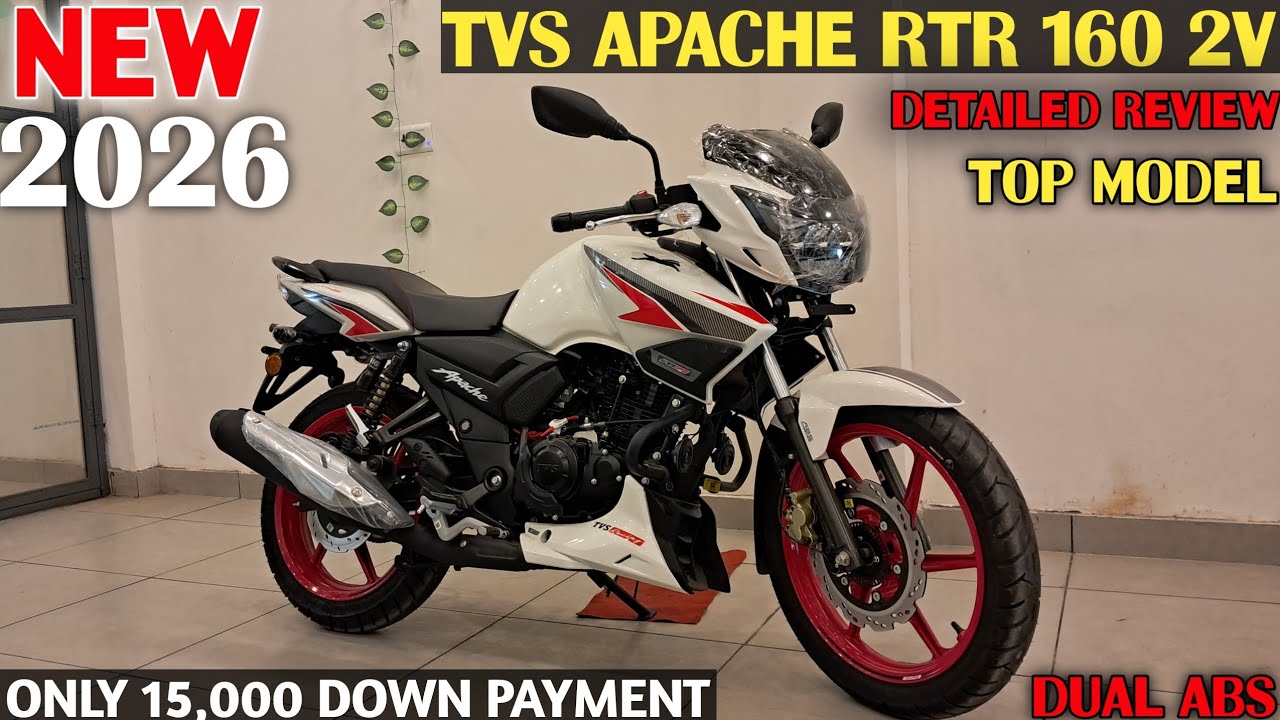2026 Tvs Apache RTR 160 2V Full Review | All New TVS Apache RTR 160 2V | #tvs #apachertr1602v 