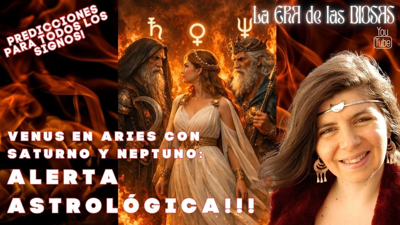 🔴 Venus en Aries con Saturno y Neptuno: ALERTA ASTROL&Oacute;GICA!✨ PREDICCIONES PARA TODOS LOS SIGNOS! 💫