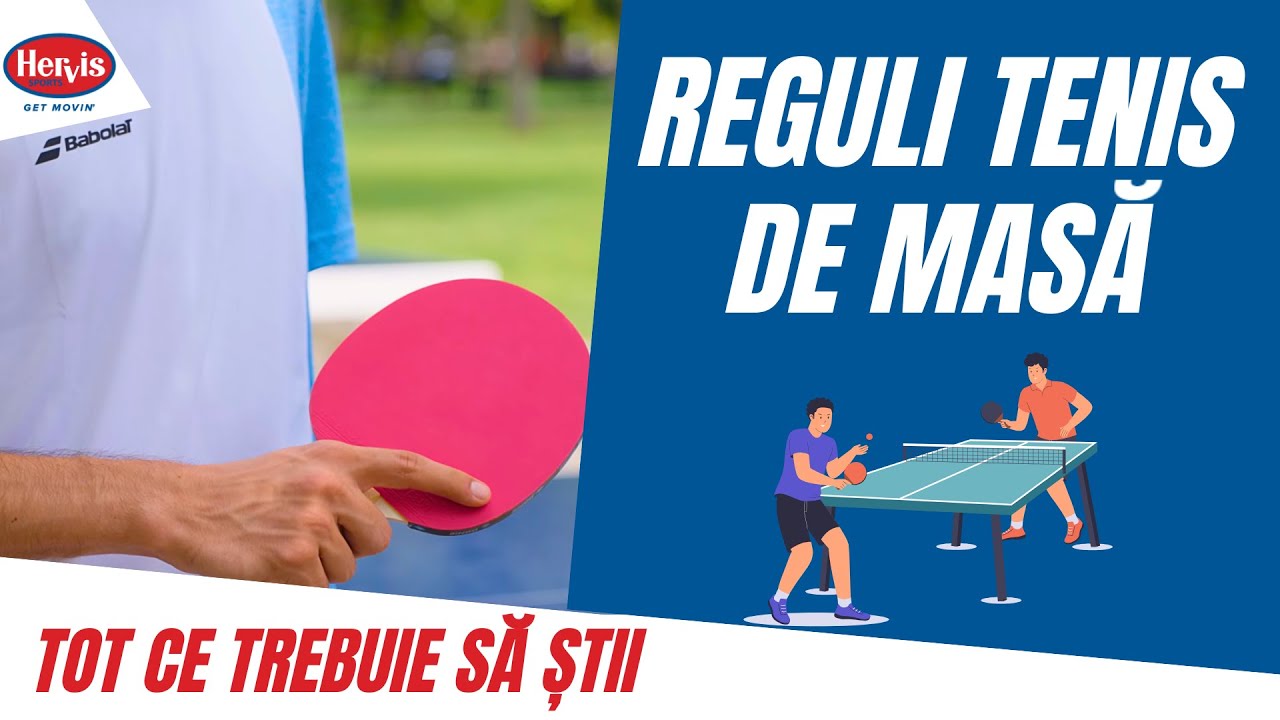 Reguli Tenis de Masa (Ping-Pong) | Tehnici de Lovire si Echipament