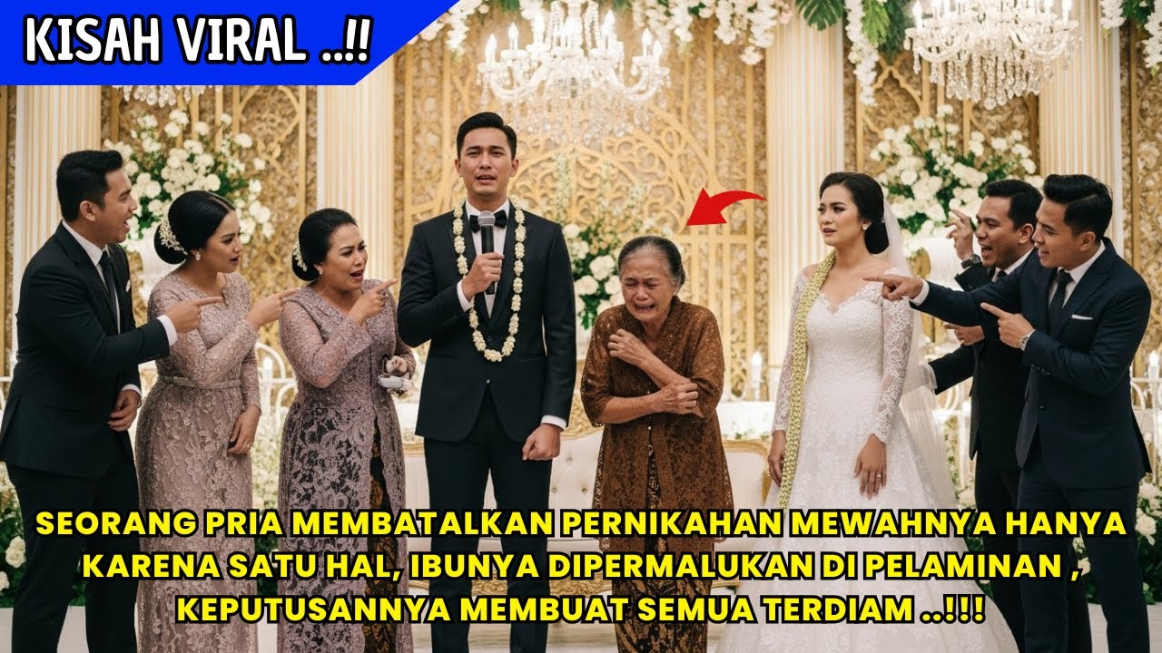 Ibunya Dihina seperti Sampah di Pelaminan, Pengantin Pria Lakukan Hal Tak Terduga..!!