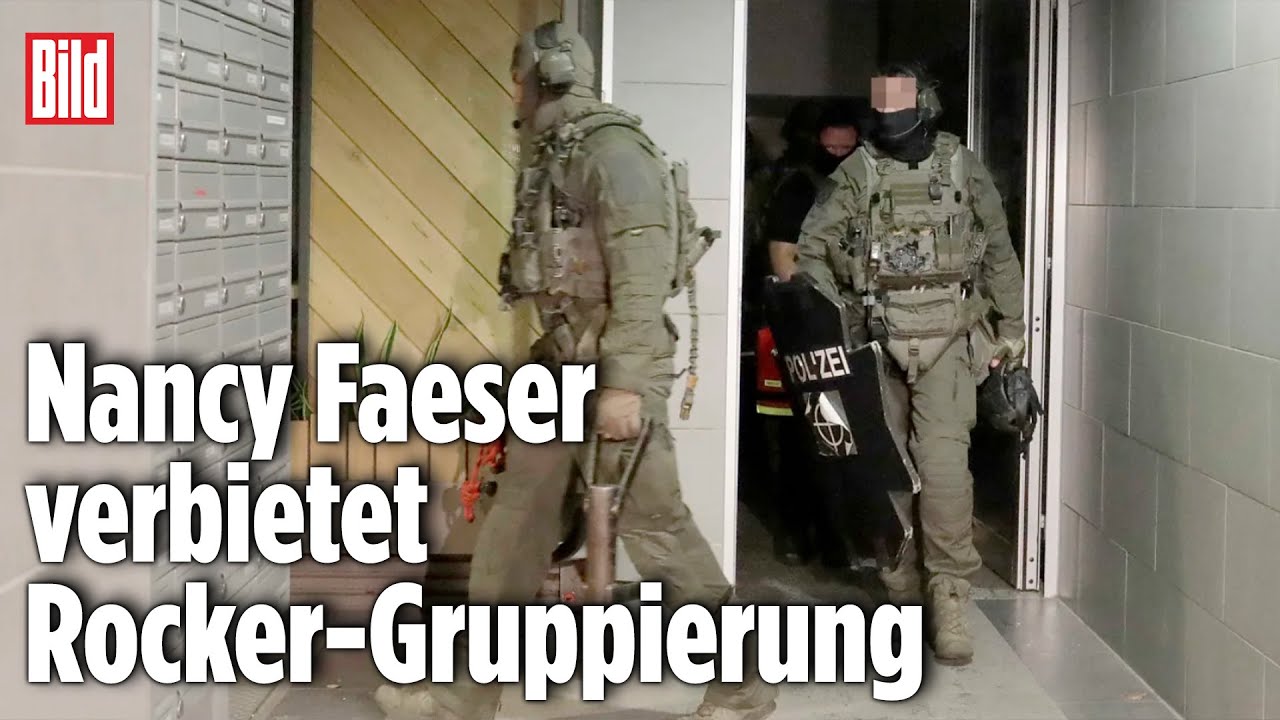 Groß-Razzia gegen Rocker-Bande United Tribuns