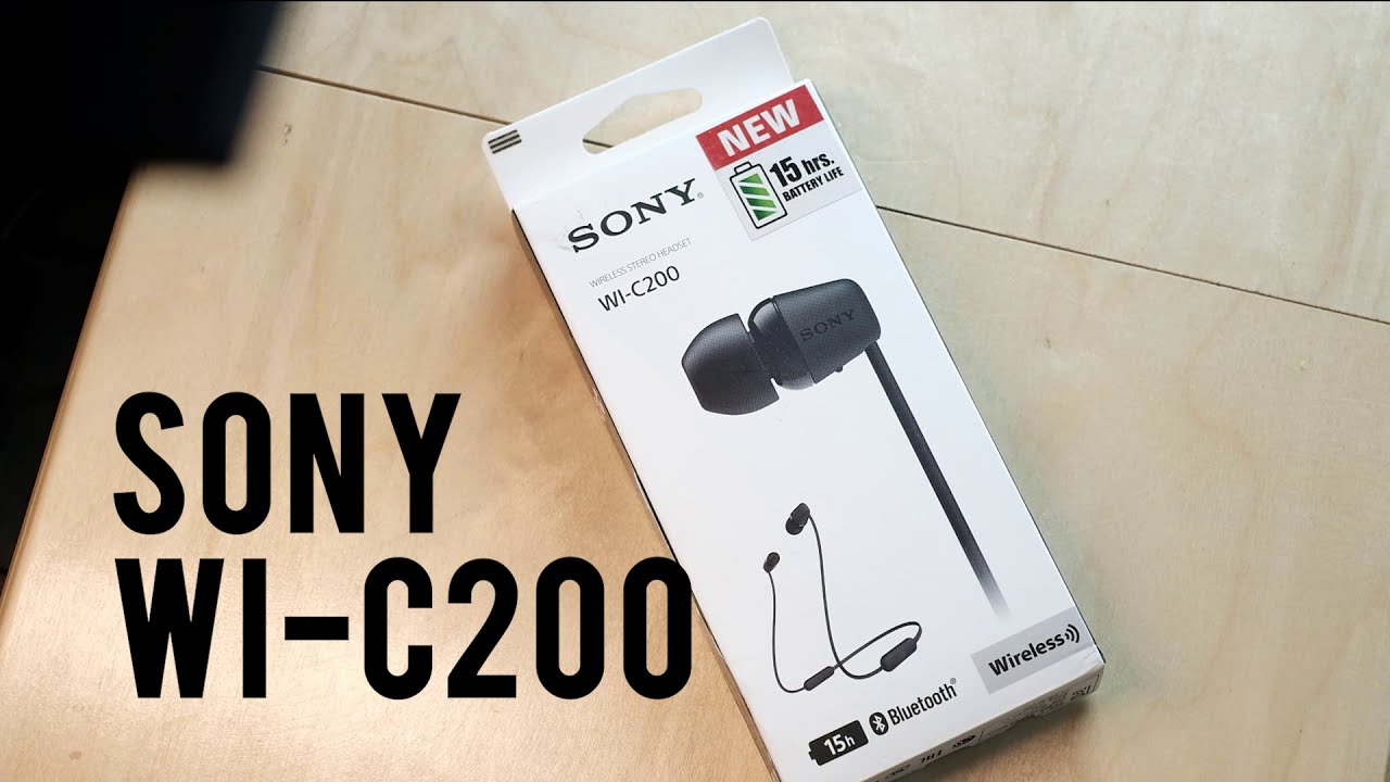 SONY WI-C200 أرخص أفضل صوت سماعة من سوني على الإطلاق