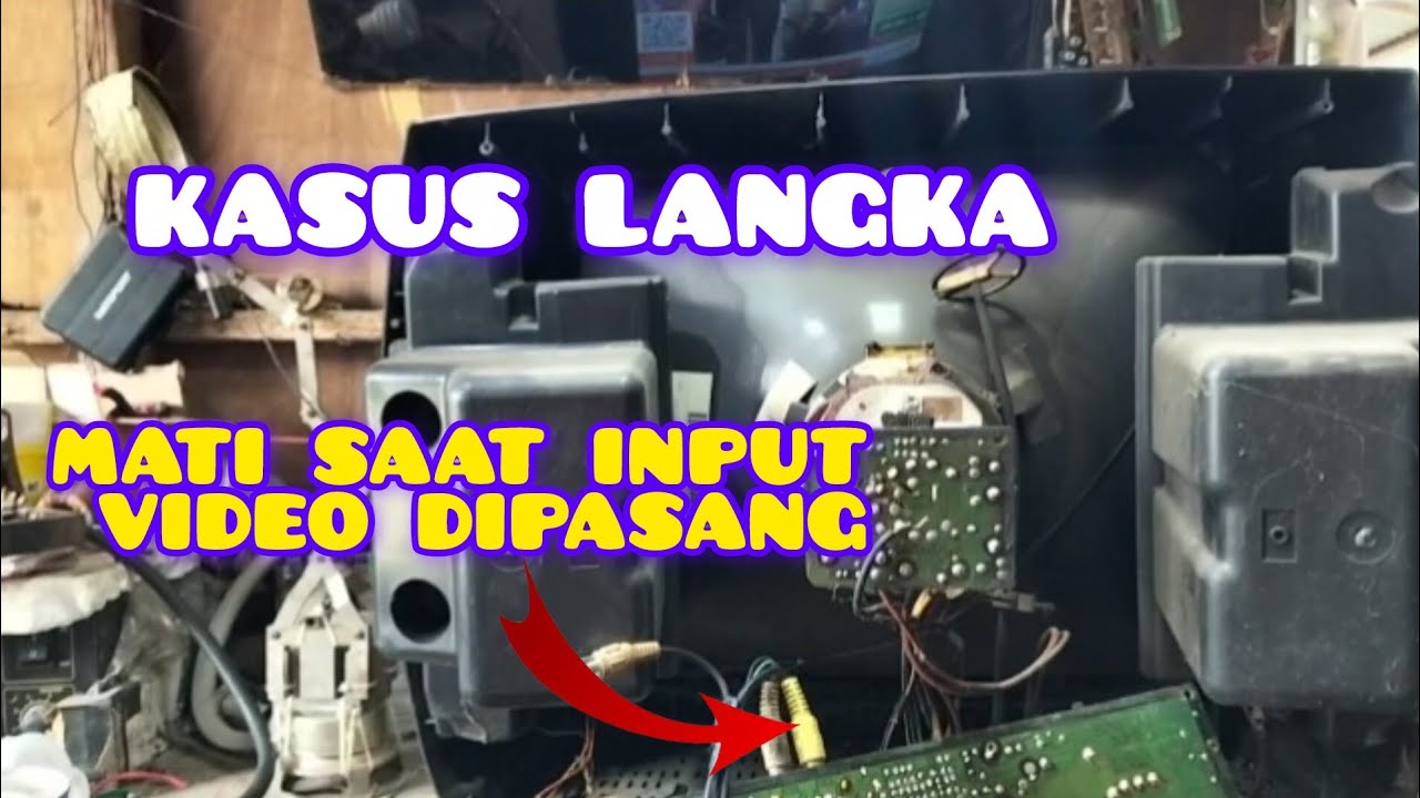 panasonic jadul mati saat input video dipasang