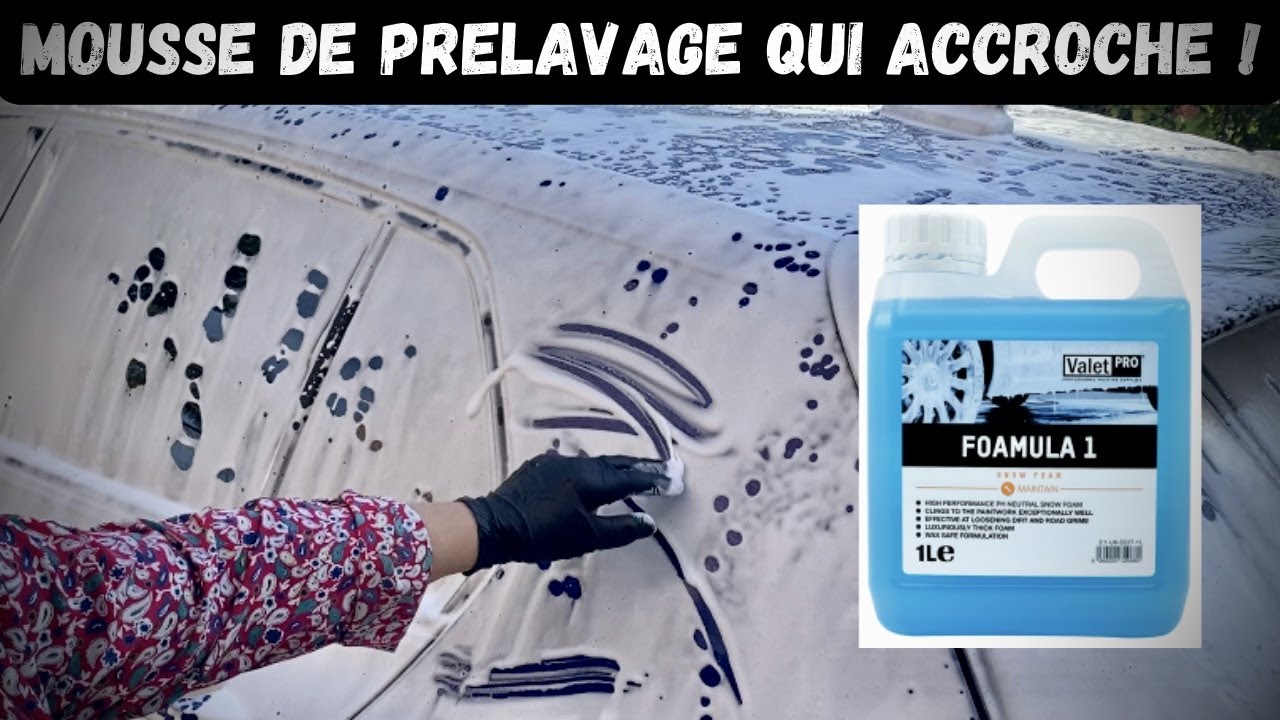 MOUSSE DE PRELAVAGE PH neutre qui ACCROCHE !!!